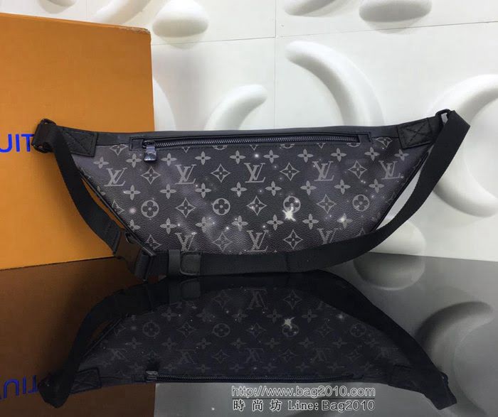 路易威登LV 頂級原單 M44444 經典Monogram花紋 浩瀚太空圖案 實用性Discovery腰包 亦可單肩背挎或斜挎  YDH2495